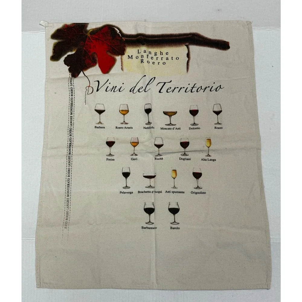 Kitchen Towel Italian‎ Wine Theme Made in Italy